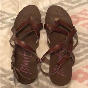 Blowfish strap sandals